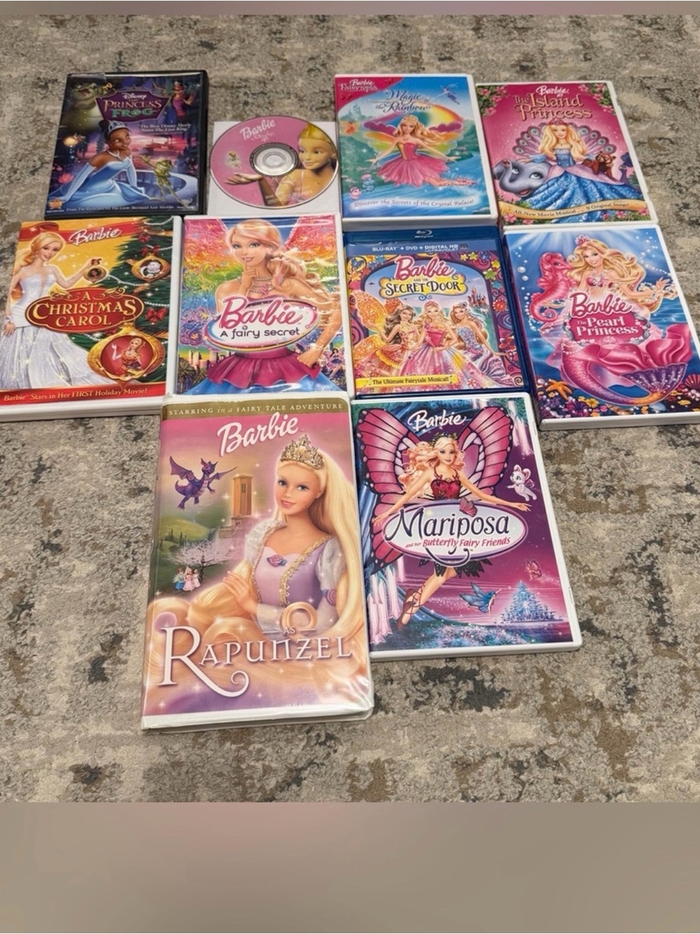Lot of 9 DVDs with 1 collector VHS tape